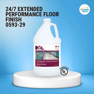 24/7 Extended Performance Floor Finish for durable protection and easier floor cleaning.