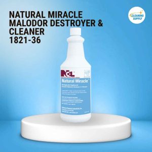 Natural Miracle bio-enzymatic cleaner for odor control and stain removal