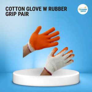 Cotton Glove w Rubber Grip
