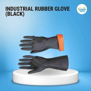 Industrial Rubber Glove (Black)