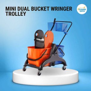 Mini Dual Bucket Wringer Trolley