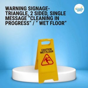 Warning Signage- Triangle, 2 sided, single message