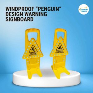 Windproof “Penguin” Design Warning Signboard