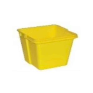 Top Tray Container C/W Handle Yellow